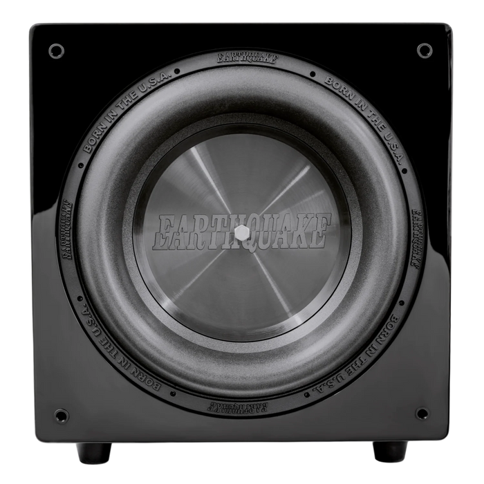 Earthquake Sound MiniMe DSP P-12 Compact Powered Subwoofer 12" 600W DSP Control and SLAPS Passive Radiator Technology