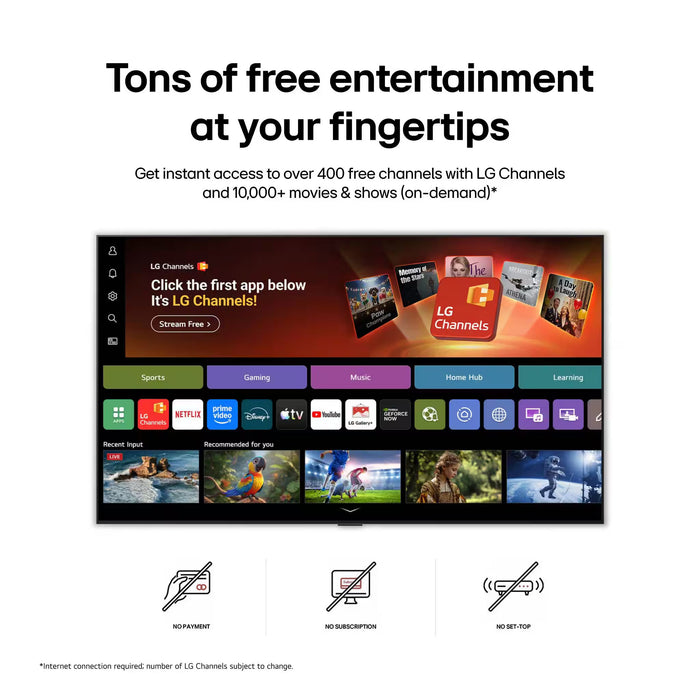 LG 65" Class OLED evo AI 4K Smart TV C6H Series 2026 with Hyper Radiant Color Tech (OLED65C6PUA)