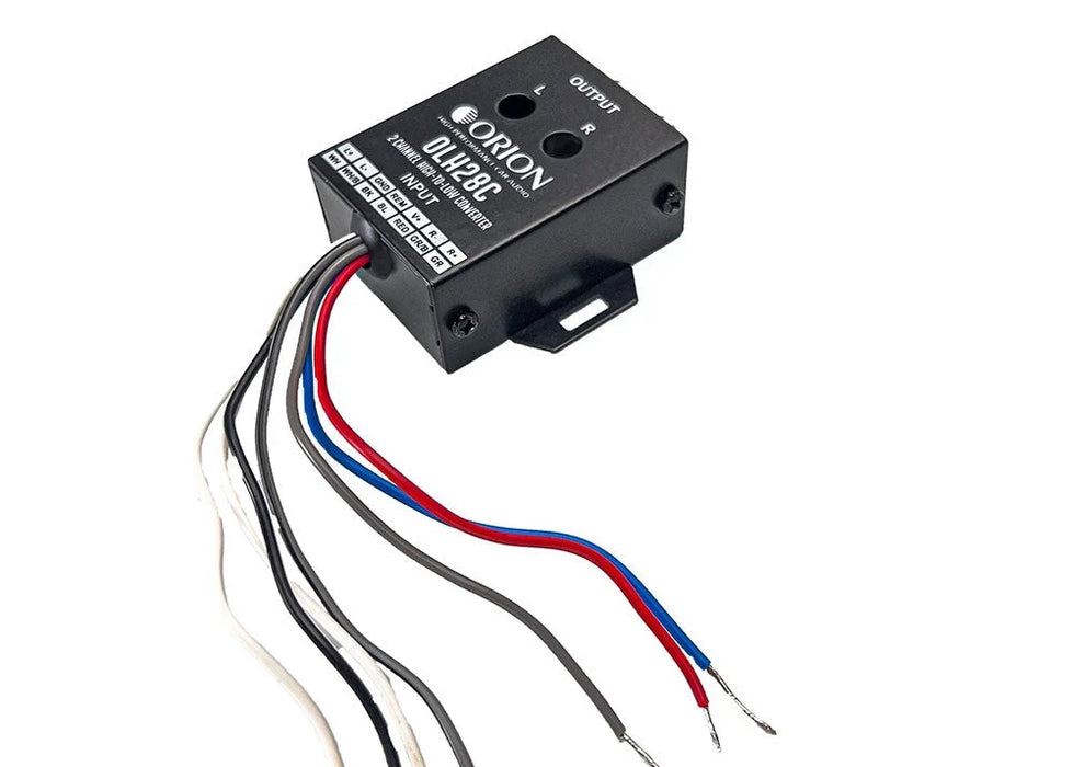 Orion OLH28C 2-Channel High to Low Built-In 12V Remote Level Converter