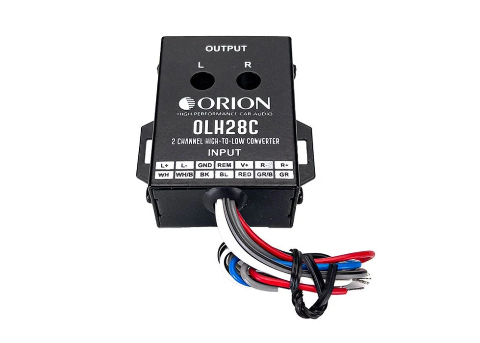 Orion OLH28C 2-Channel High to Low Built-In 12V Remote Level Converter