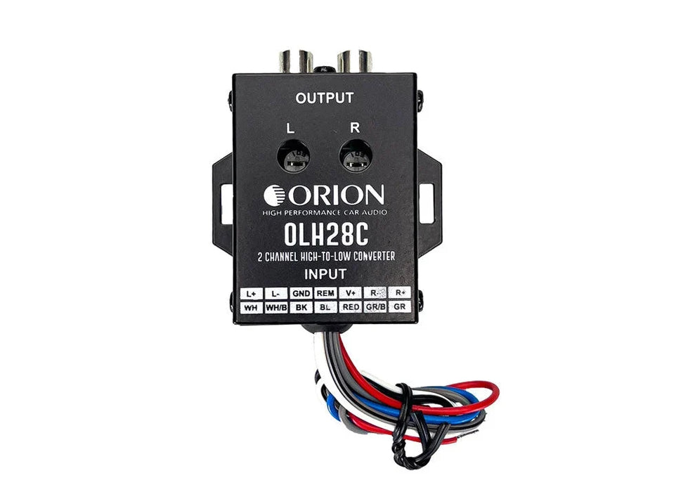 Orion OLH28C 2-Channel High to Low Built-In 12V Remote Level Converter