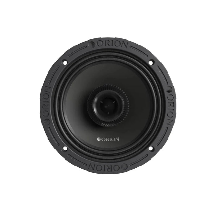 Orion XMT65.2 6.5” 350W RMS 2 Ohm Water-Resistant Midrange Coaxial Speakers W/ Grills (Pair)