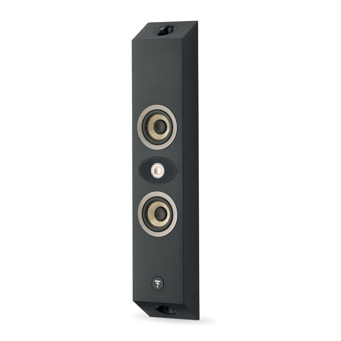 Focal ON WALL 301 130W Max Power 8 Ohms 2-Way Bass Reflex On-Wall Loudspeaker - Black (each)