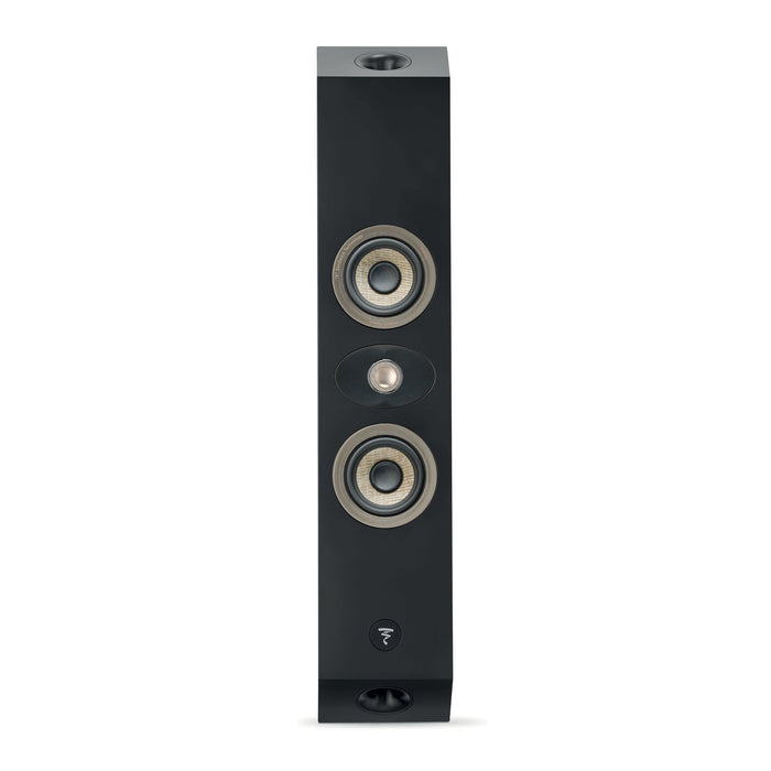 Focal ON WALL 301 130W Max Power 8 Ohms 2-Way Bass Reflex On-Wall Loudspeaker - Black (each)