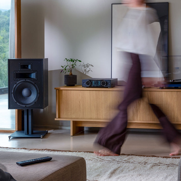 Onkyo Muse Y-40 Network Integrated Amplifier 150W Hi-Fi Stereo Amp w/ DAC Wi‑Fi Bluetooth AirPlay 2 & Chromecast - Silver