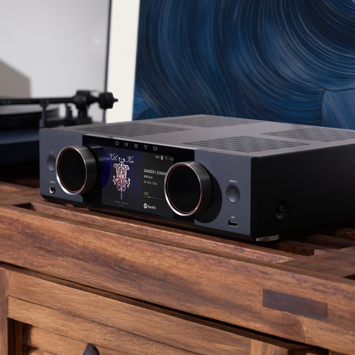 Onkyo Muse Y-50 Hi-Fi Streaming Amplifier 250W Power Built-In DAC HDMI ARC Wi-Fi & Bluetooth - Black
