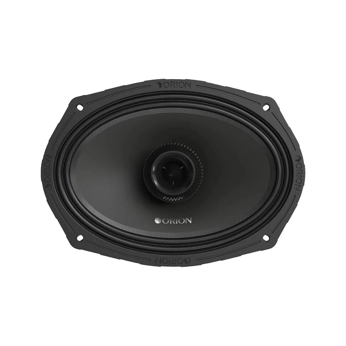 Orion XMT69.2 6x9” 400W RMS 2 Ohm Water-Resistant Midrange Coaxial Speakers W/ Grills (Pair)