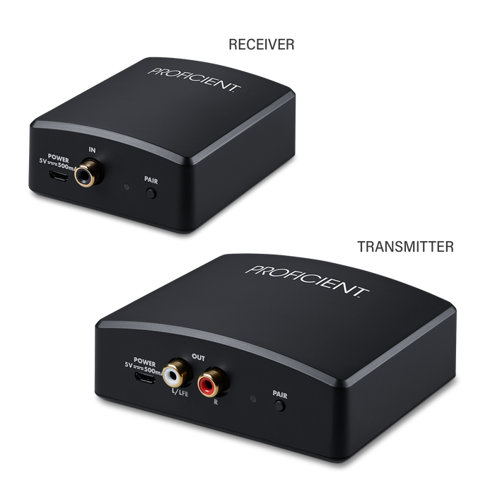 Proficient PAS-WIR-SUB-KIT-US Audio System Wireless Subwoofer Kit Up to 30FT - Black