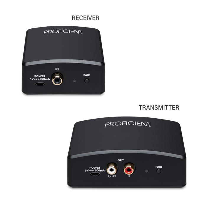 Proficient PAS-WIR-SUB-KIT-US Audio System Wireless Subwoofer Kit Up to 30FT - Black