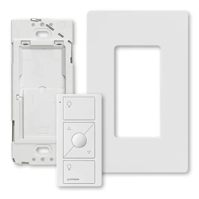Lutron PJ2-WALL-WH-L01 Caseta Wireless Pico Wall-Mounting Kit for Caseta Smart Dimmer - White