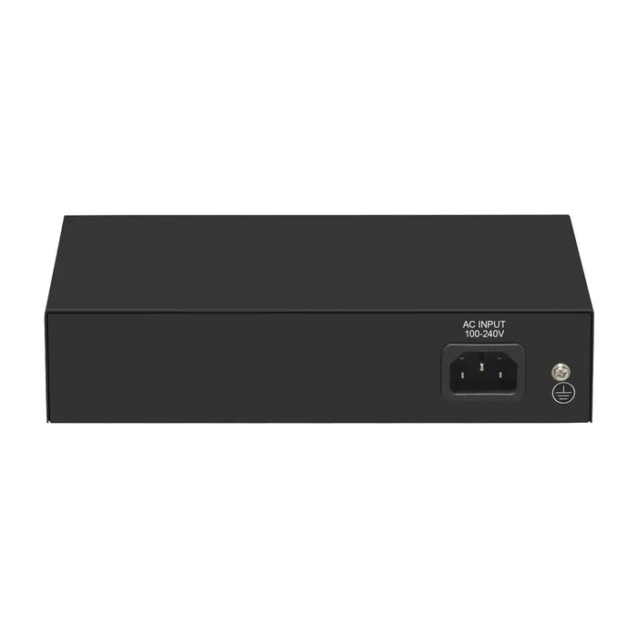 6-Port Unmanaged Gigabit PoE Switch 4x PoE Ports RJ45 SFP Uplink 60W ESD & Surge Protected