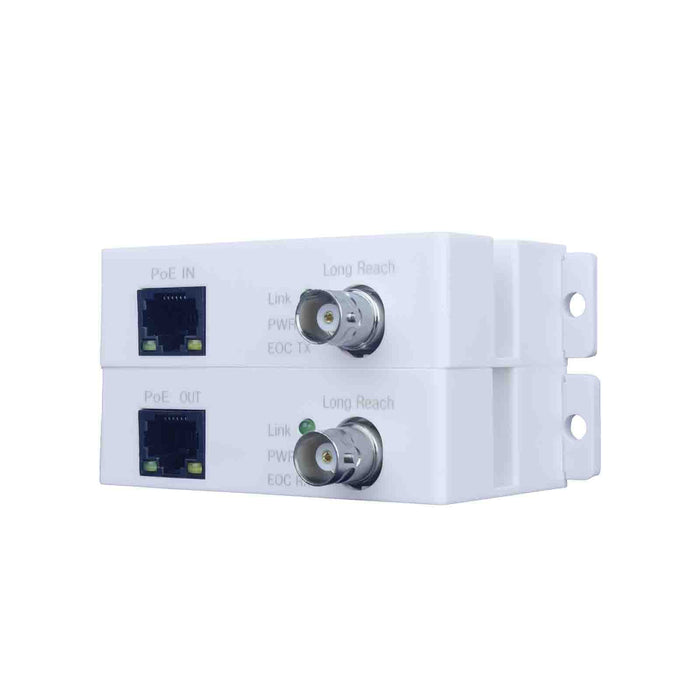 PoE EOC 800M Converter Transmitter & Receiver Kit, Ethernet over Coax, RG59 Cable