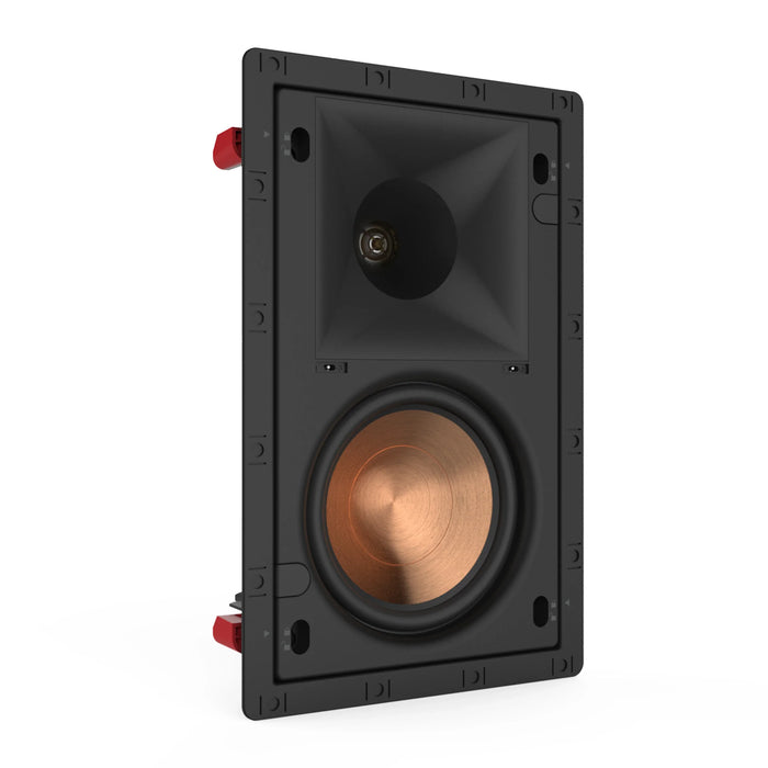 Klipsch PRO-160RPW 6.5" 200 Watts 8 Ohms Home Audio In-Wall Speaker White (Each)