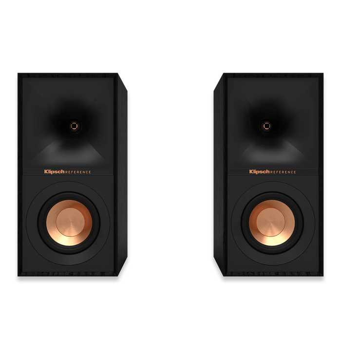 Klipsch R-40M 4" 200W Bookshelf Speakers - Black (Pair)