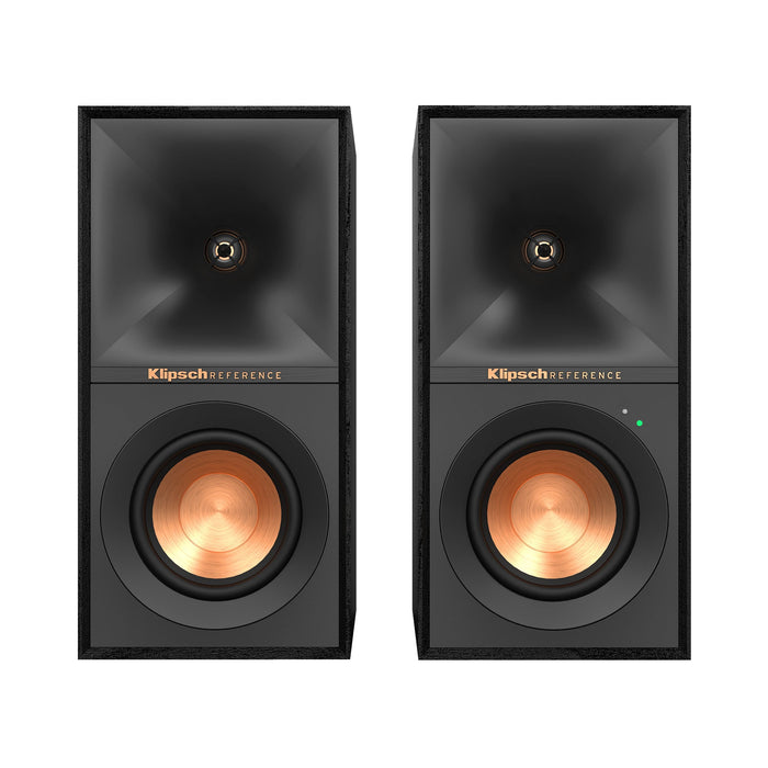 Klipsch R-40PM 4" 240W Powered Bookshelf Speaker with Bluetooth - Black (pair)