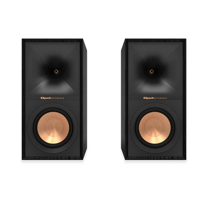 Klipsch Reference R-50M 5.25" 300W Bookshelf Home Speakers - Black, Pair