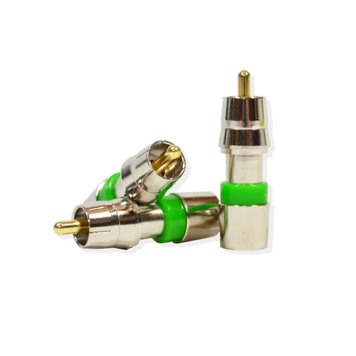 RG59 Cable RCA Compression Connector Adapter