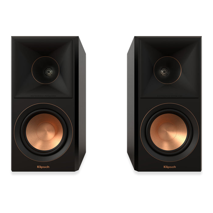 Klipsch RP-500M II Reference Premiere 5.25" 300 Watts Home Audio Bookshelf Speakers (Black, Pair)