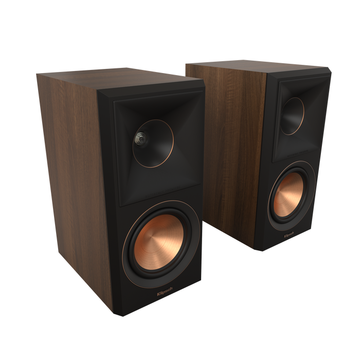 Klipsch RP-500M II Reference Premiere 5.25" 300 Watts Home Audio Bookshelf Speakers (Walnut, Pair)