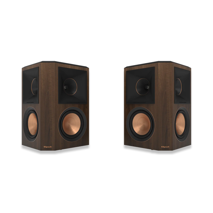 Klipsch Reference Premiere RP-502S II 8 Ohm 400W 5.25" On Wall Surround Sound Speakers (Walnut)