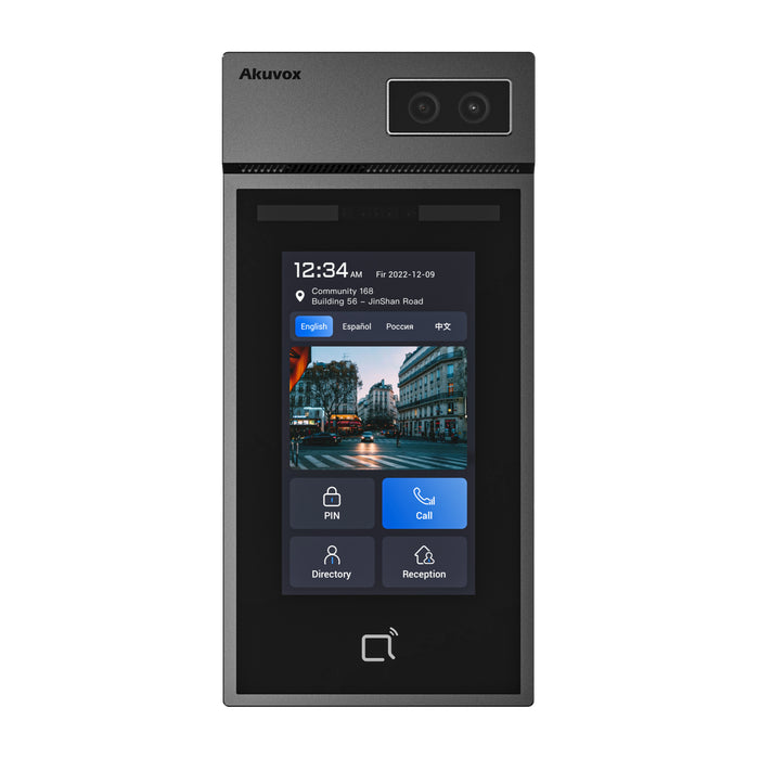 Akuvox S535 5" Smart Video Door Phone with Face Recognition Fingerprint & Mobile Access