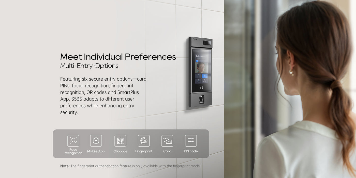 Akuvox S535 5" Smart Video Door Phone with Face Recognition Fingerprint & Mobile Access
