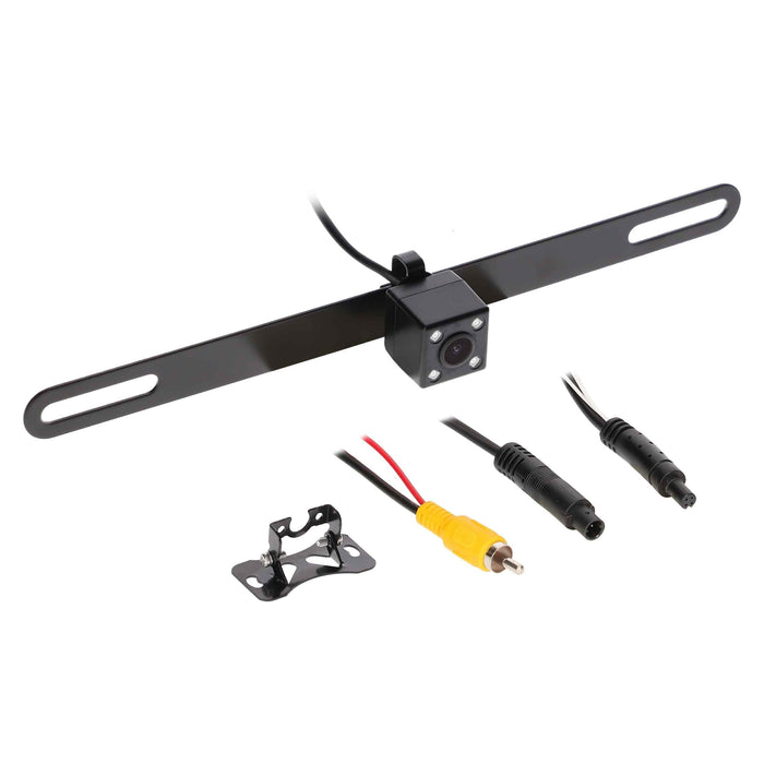 iBeam TE-2MPLTC Behind License Plate Camera w/ Active Parking Lines 150° Viewing Angle Trigerred LED