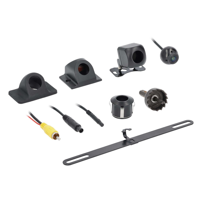 iBeam TE-5MSC Universal Multi-Mount License Plate Camera System w/ Parking Lines 150° Viewing Angle Trigerred LED