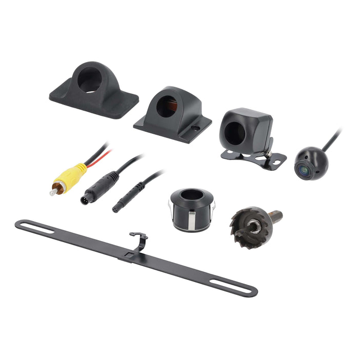 iBeam TE-5MSC Universal Multi-Mount License Plate Camera System w/ Parking Lines 150° Viewing Angle Trigerred LED