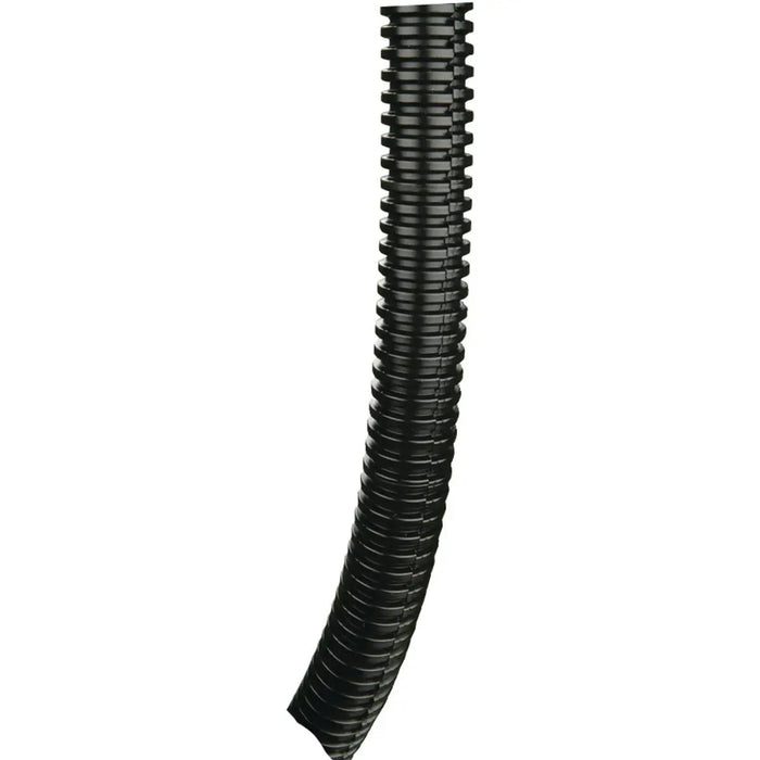 Polyethylene Flexible Split Loom Tubing 1/2 Inch Diameter Coil Black (25 FT)