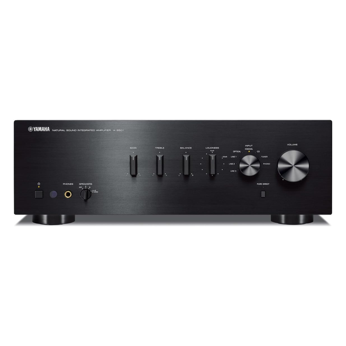 Yamaha A-S501 2-Channel Stereo Integrated Amplifier with Built-in DAC - Black