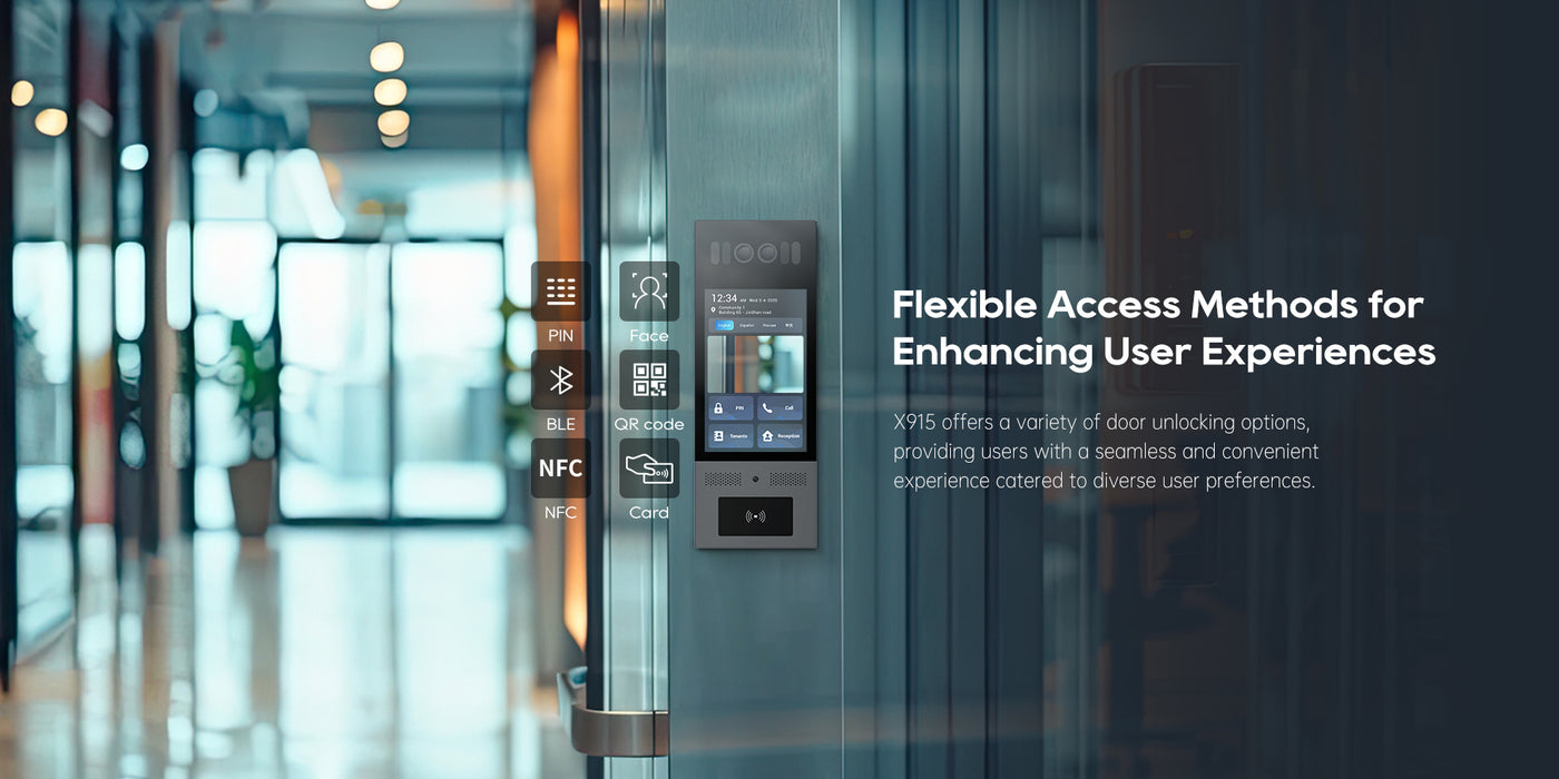 Akuvox X915 Smart IP Video Door Phone with 8" Touchscreen & Advanced Access Control