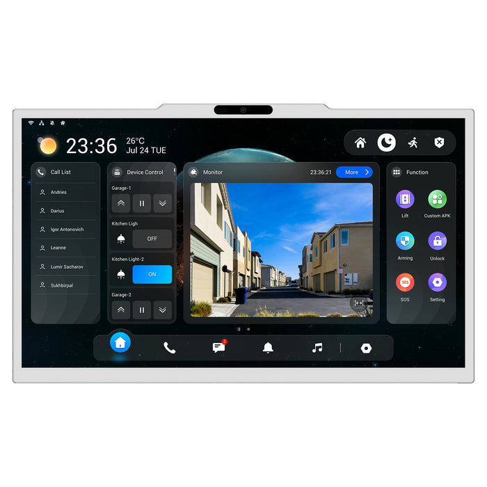 Akuvox X937 15.6" Smart Android Indoor Monitor with AI Voice Assistant Video Intercom & Security Integration