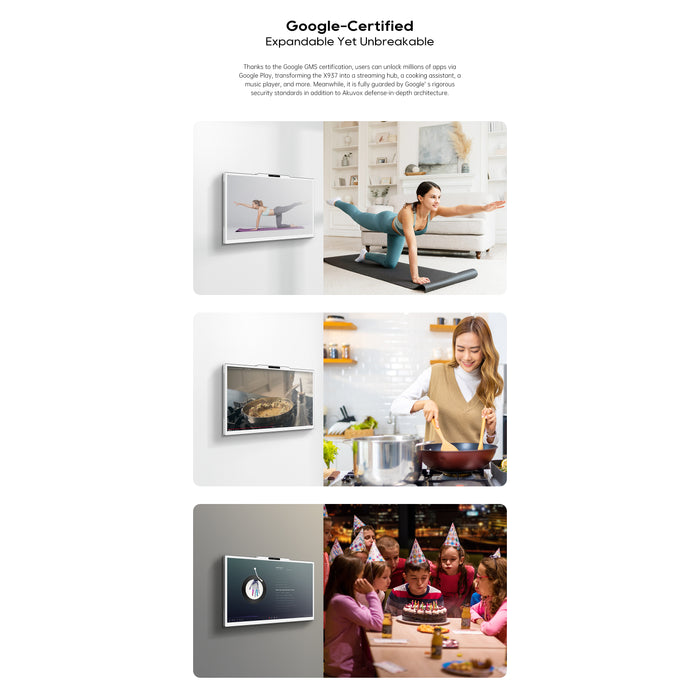 Akuvox X937 15.6" Smart Android Indoor Monitor with AI Voice Assistant Video Intercom & Security Integration