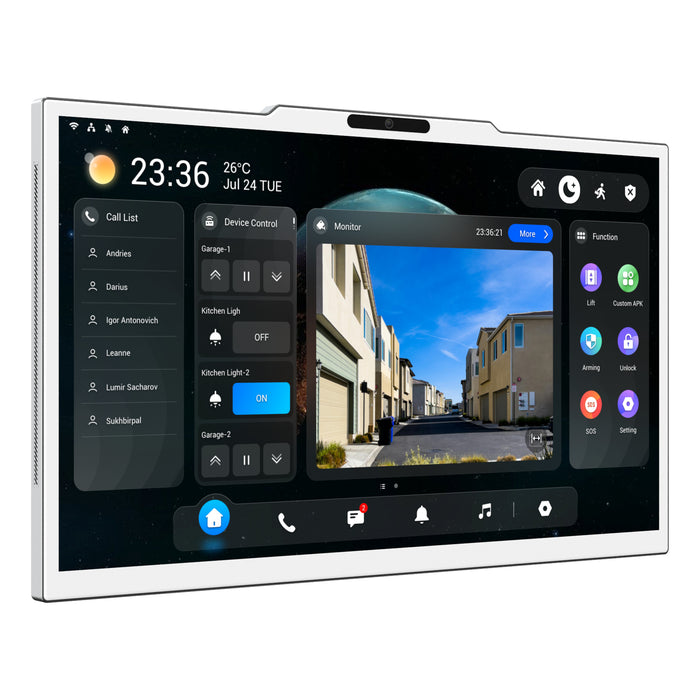 Akuvox X937 15.6" Smart Android Indoor Monitor with AI Voice Assistant Video Intercom & Security Integration