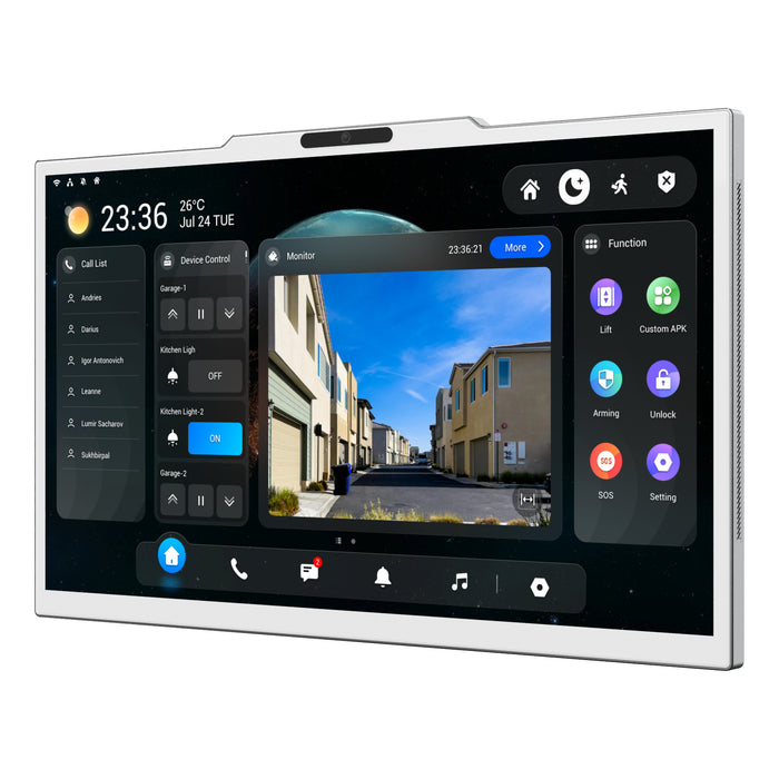 Akuvox X937 15.6" Smart Android Indoor Monitor with AI Voice Assistant Video Intercom & Security Integration