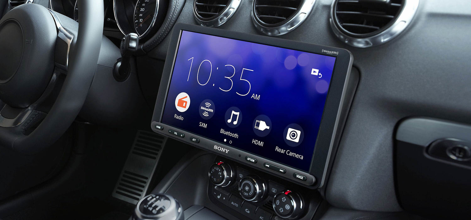 Sony XAV-AX8100 8.95" Floating Multi Media Receiver with Apple Carplay, Android Auto and HDMI Input