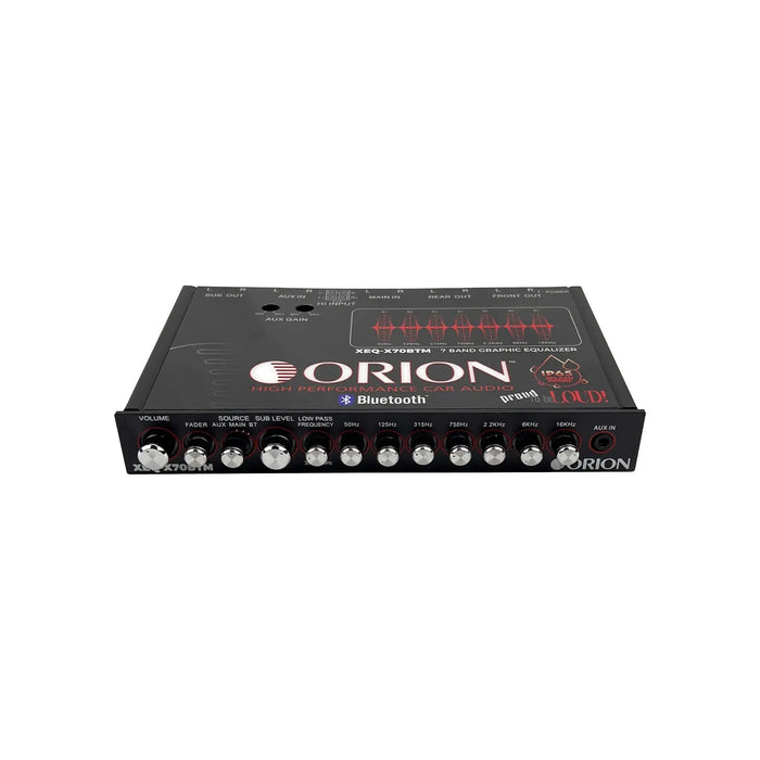 Orion XEQ-X70BTM 7-Band Graphic Equalizer w/ Bluetooth Marine Ready
