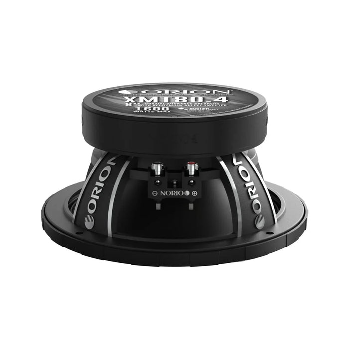 Orion XMT80.4 8” 400W RMS 4 Ohm Water-Resistant Midrange Coaxial Speakers W/ Grills (Pair)