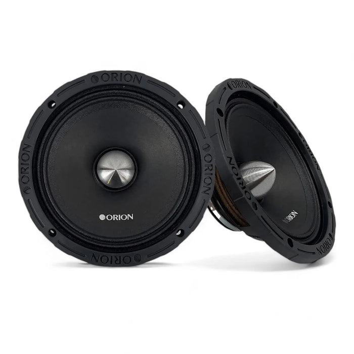 Orion XTR652NEO XTR Pro Audio 6.5" Shallow Neodymium Midrange Speakers 1200 Watts Max 2 Ohm Car Audio (Pair)