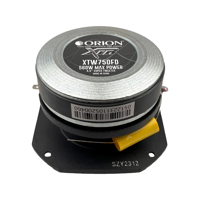 Orion XTW750FD 4.5" XTR Series 560W Max Power 4 Ohms Super Bullet Tweeter (Each)
