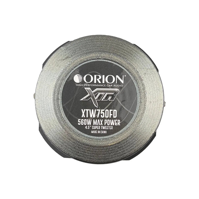 Orion XTW750FD 4.5" XTR Series 560W Max Power 4 Ohms Super Bullet Tweeter (Each)