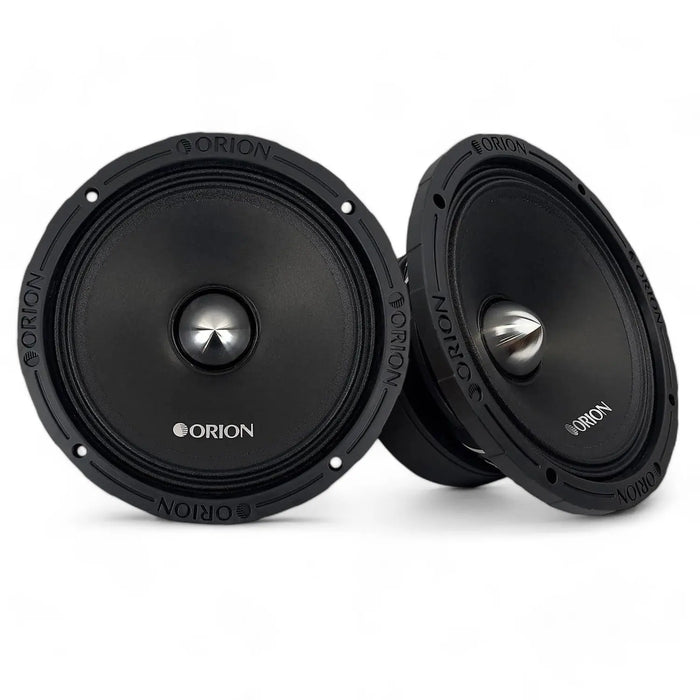 Orion XTX854 XTR Pro Audio 8" High Efficiency Mid Range Speaker 1600 Watts Max 4 Ohm Car Audio (Pair)