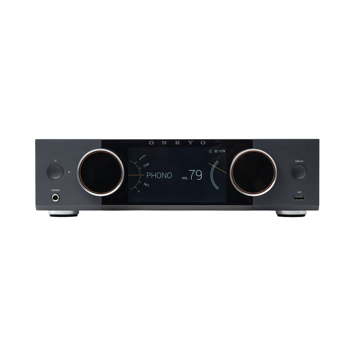 Onkyo Muse Y-50 Hi-Fi Streaming Amplifier 250W Power Built-In DAC HDMI ARC Wi-Fi & Bluetooth - Black