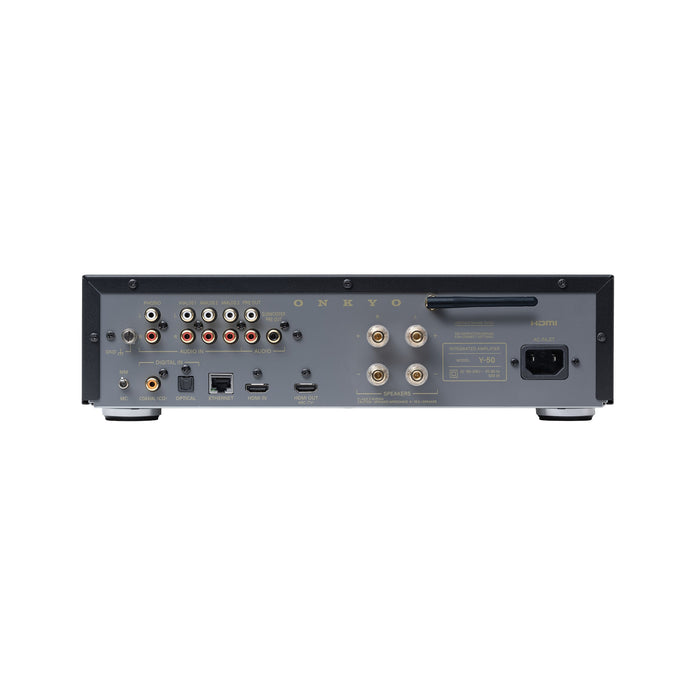Onkyo Muse Y-50 Hi-Fi Streaming Amplifier 250W Power Built-In DAC HDMI ARC Wi-Fi & Bluetooth - Black