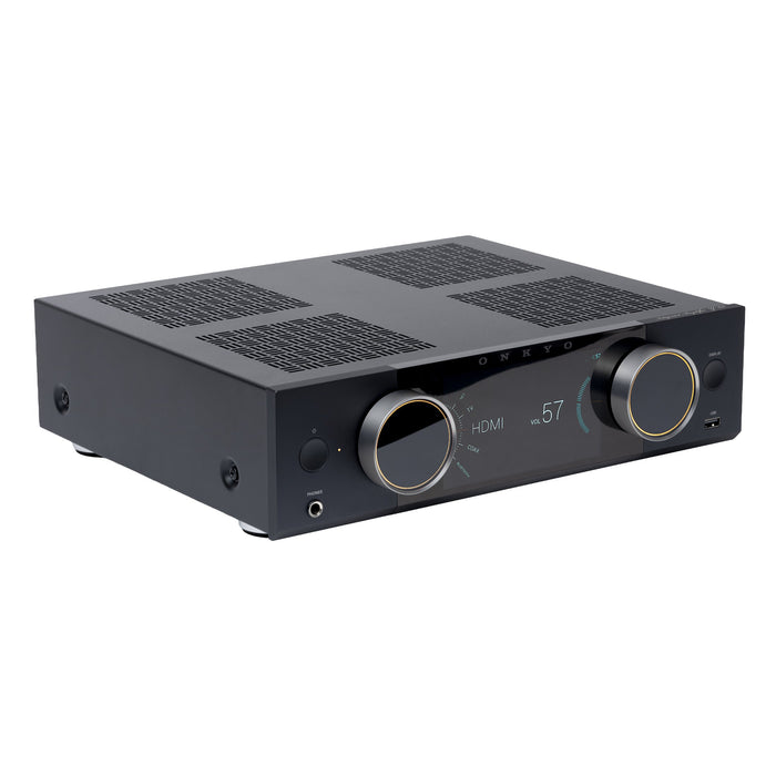 Onkyo Muse Y-50 Hi-Fi Streaming Amplifier 250W Power Built-In DAC HDMI ARC Wi-Fi & Bluetooth - Black