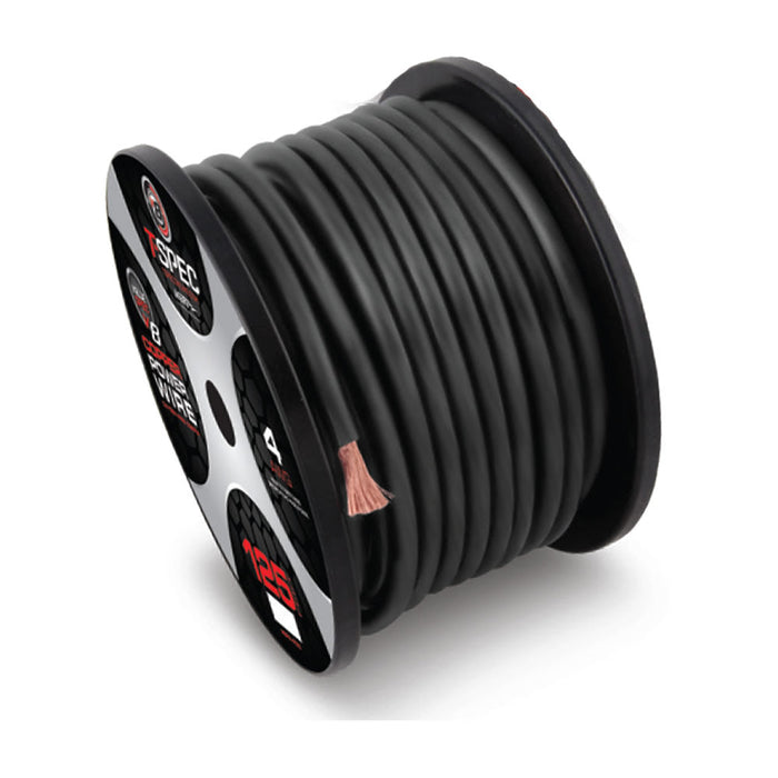 T-Spec V10GW-4100 4 AWG OFC Power Wire - v10 Series - 100FT Matte Black