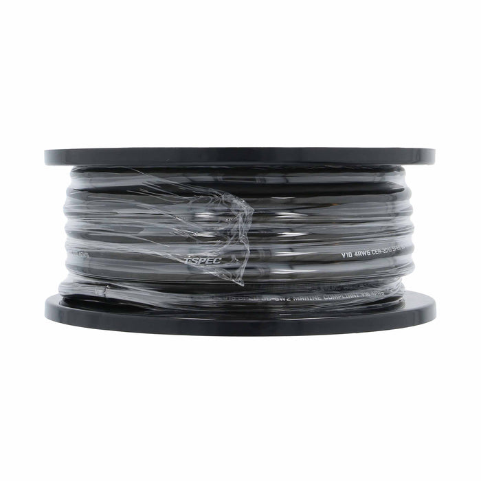 T-Spec V10GW-4100 4 AWG OFC Power Wire - v10 Series - 100FT Matte Black