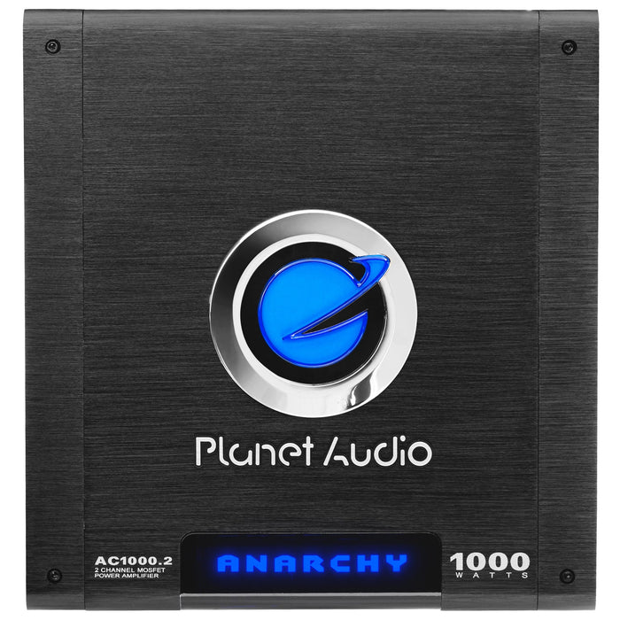 Planet Audio AC1000.2 2-Channel 1000 Watt MOSFET Power Class A/B Car Amplifier