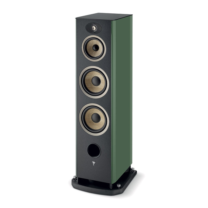 Focal Aria Evo X No. 4 Bass-Reflex 3-Way Floor-standing Loudspeaker - Moss Green High Gloss (each)